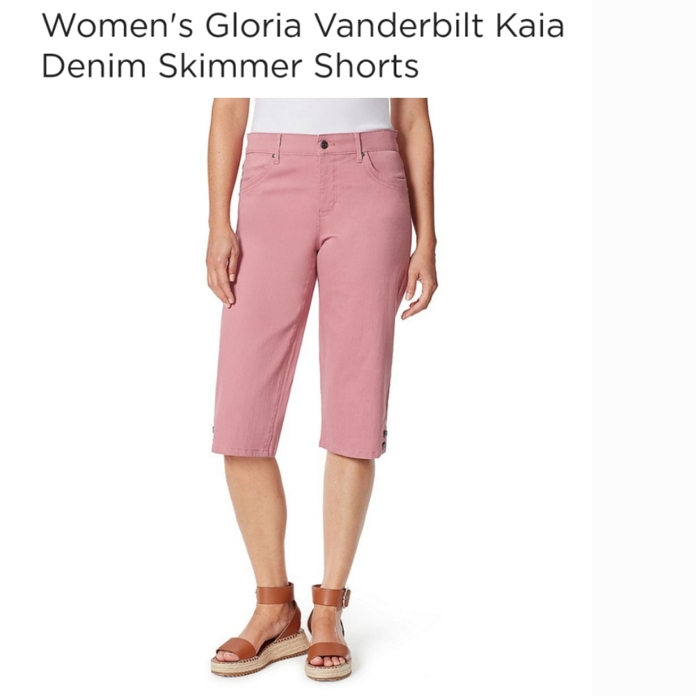 🥳FINAL PRICE👍🩷 NWT‼️ Gloria Vanderbilt brand Kaia Skimmer Shorts